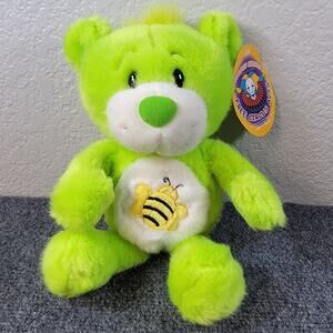 NWT Vtg Circus Circus Green CareBear Style Plush Bee Belly Las Vegas Reno Y2K